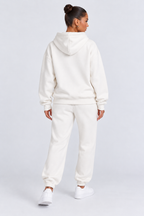 Solid Oversized Two-Piece Set studio white-back
