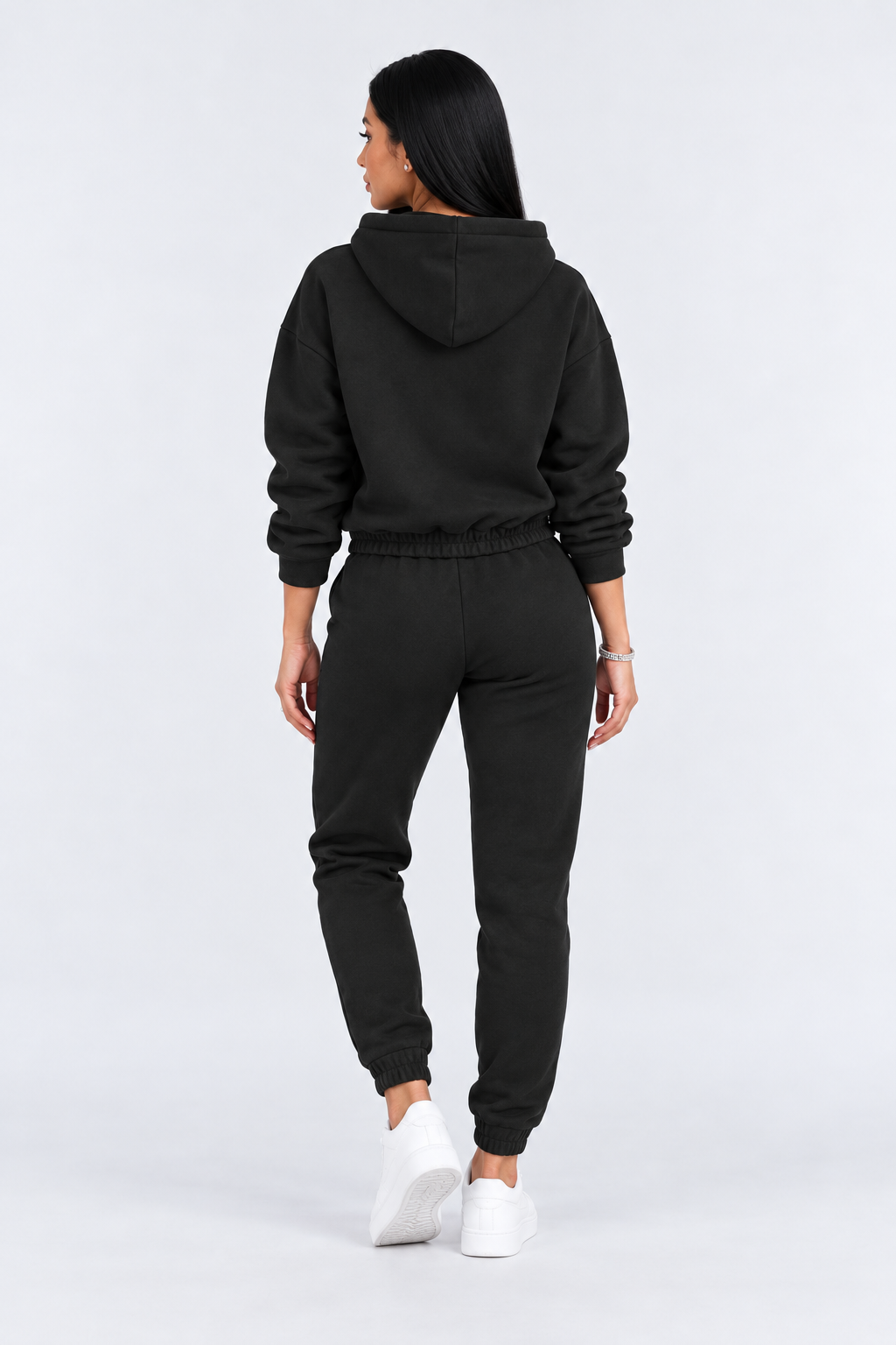Stylish & Comfortable Tracksuit for Women - black back - studio