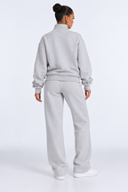 Winter 2-Piece Tracksuit for Women - gray back - studio